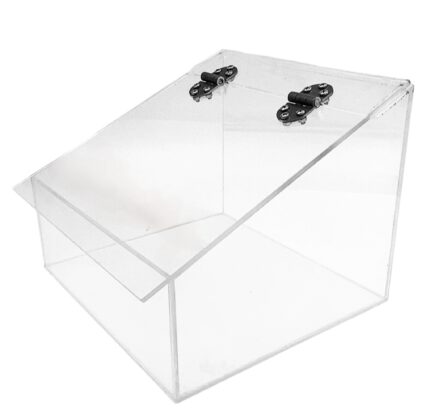 Menteşeli pleksi kutu